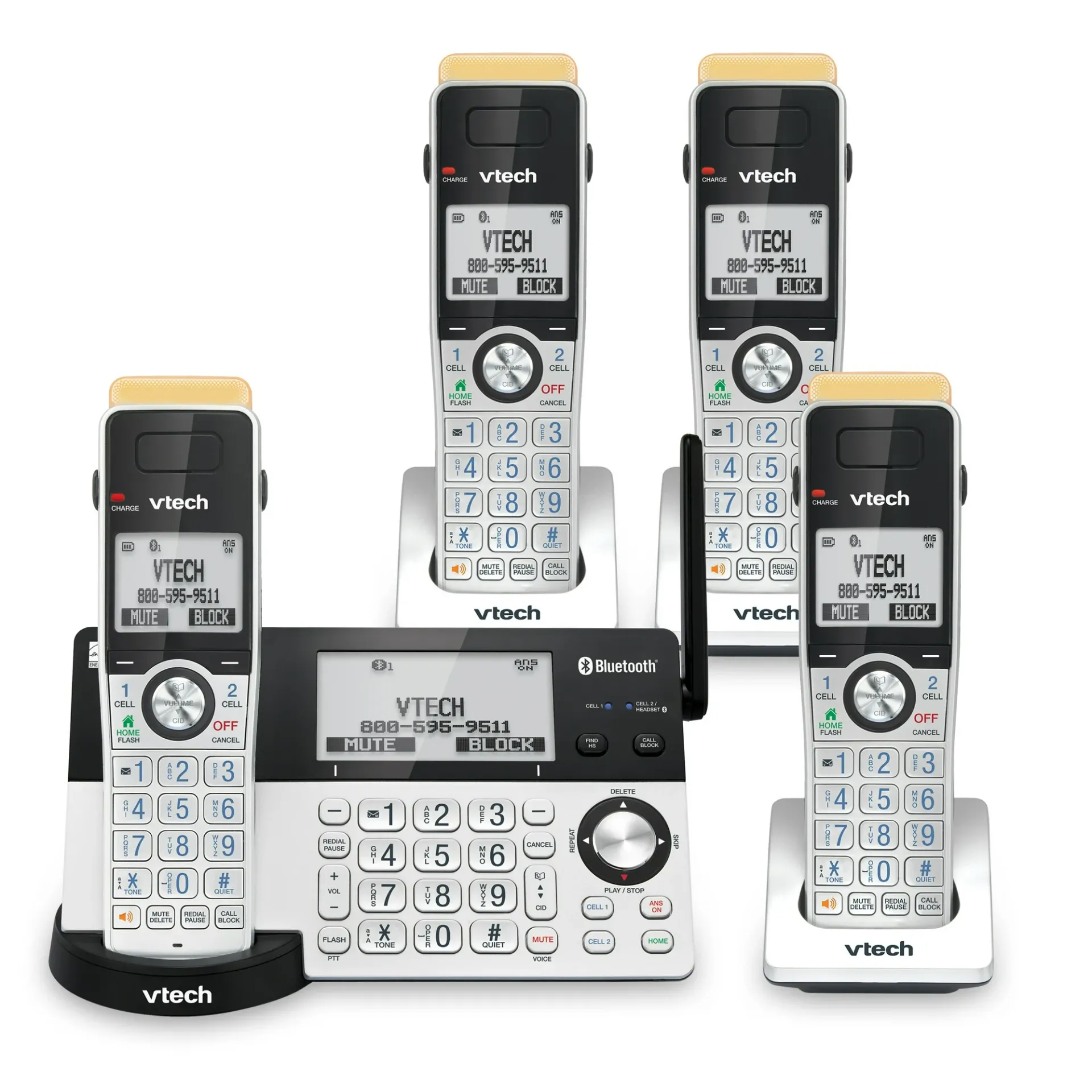 [SKU-000274] SET DE 4 TELEFONOS VTECH,  Bluetooth Connect
